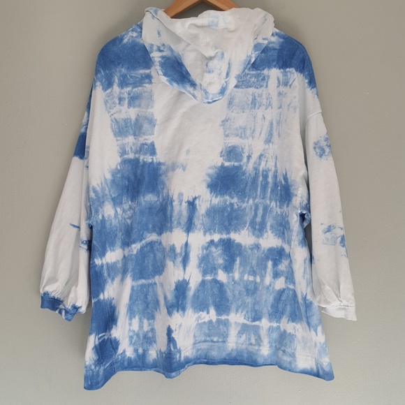 Urban Outfitters Trapeze Hoodie Hand Dyed Custom - Picture 3 of 8